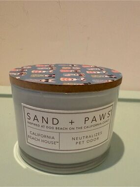 Perfect Sand + Paws California Beach House Neutralizing Pet Odor Candle- NWT